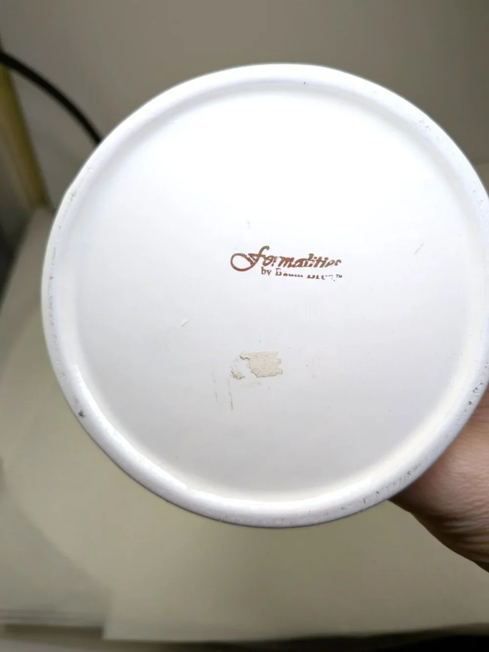 Baum Bros ivory porcelain